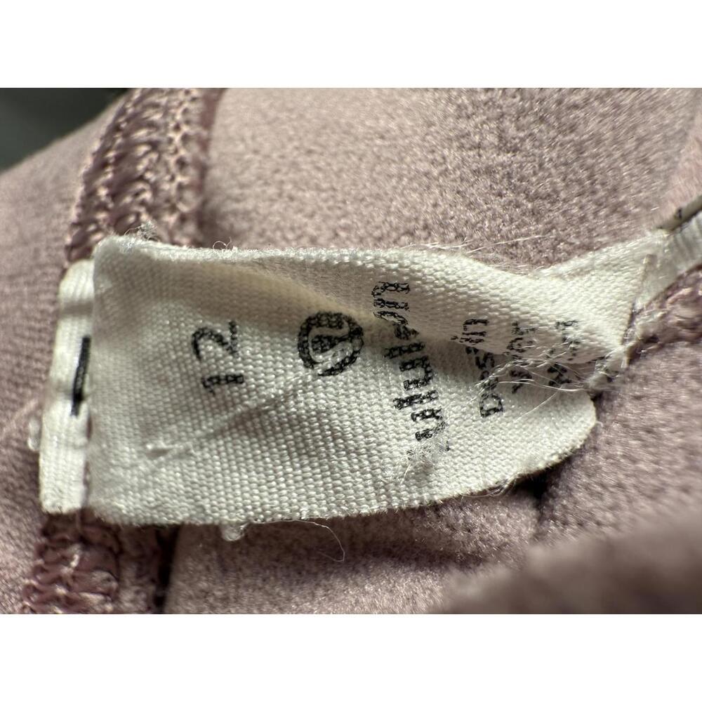 Lululemon Reveal Crop *Zen Expression Vintage Mauve Size 12 - Picture 9 of 11